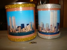 2 NY souvenir pen can holders