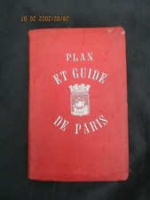 Plan et guide de Paris carte Taride editeur cartes cyclistes 