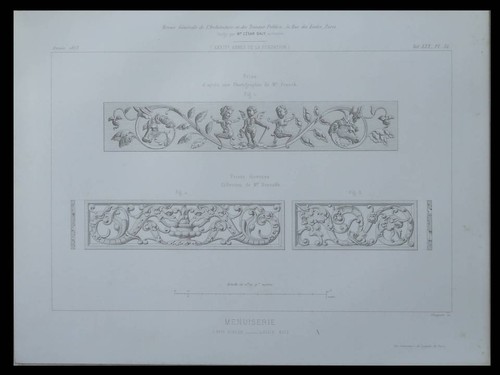 Menuiserie frise panneau - menuiserie,,
