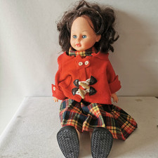 Poupée Vintage Cabar Made In Italy Tourne Disque