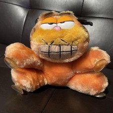 Vintage Garfield Plush Showa Retro Sucker