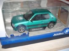 PEUGEOT  205  GTI    GRIFFE  VERTE    SOLIDO  1/18  EN BOITE