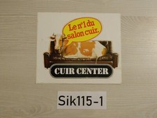 AUTOCOLLANT cuir center le