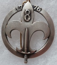 Insigne COMMANDO DE CHASSE 8° RIM INFANTERIE AFN GUERRE D’ALGÉRIE ORIGINAL