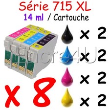 Lot de 8 encres compatibles