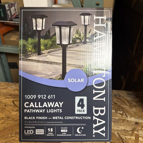 Hampton bay callaway black led - bay,