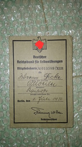 Carte allemand ww2