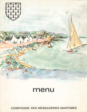 VIEUX PAPIER MENU COMPAGNIE