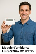 SAUNIER DUVAL Thermostat d'ambiance filaire programmable - Exabox 7J 0020076391
