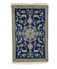 Tapis Persan Nain ( 138 X 88 CM ) Tapis Oriental Haute Qualité Neuf