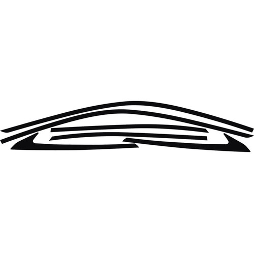 Autocollant suppression chrome