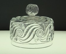 Rare cloche à fromage en cristal de baccarat le creusot