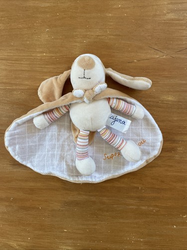 Doudou peluche chien beige - doudou,