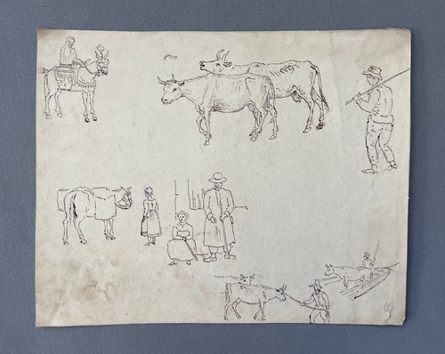 Dessin ancien animaux - dessin, et