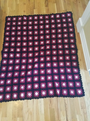 Vintage afghan granny squares - granny,