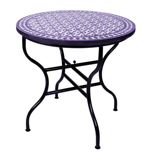 Table marocaine mosaïque - table,
