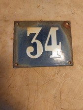 Plaque émaillée de rue
