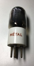  Radio TSF tube triode  Micrometal GDER brochage européen 4 br.