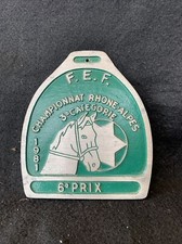 CHEVAUX PLAQUE CONCOURS