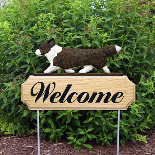 Panneau bienvenue bois - en,