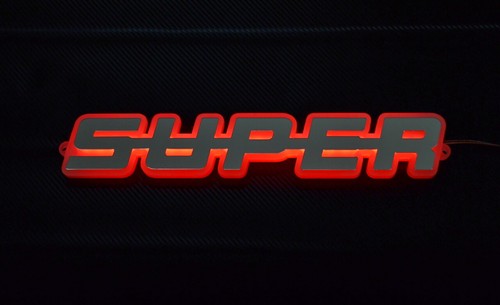Enseigne extérieure super - extérieure, 3d