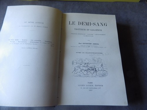 Fournier demi sang trotteur - le,