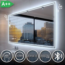 Miroir Salle De Bain Lumineux LED WIEDEN | INTERRUPTEUR | METEO | BLUETOOTH GH4