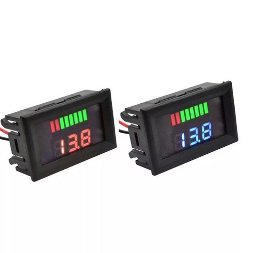 12v 72v del voltmètre - del,