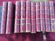 LES MYSTERES DU PEUPLE,  PAR EUGENE SUE : 10 LIVRES ANCIENS de 1865  (+ 150 ans)