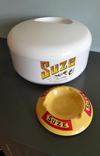 Lot SUZE vintage  bac à glaçons (seau à glace) + cendrier céramique déco bistrot