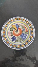 ASSIETTE HENRIOT QUIMPER FRANCE DIAM. 25,5 CM BON ETAT GENERAL.