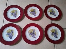 LOT DE 6 ASSIETTES A