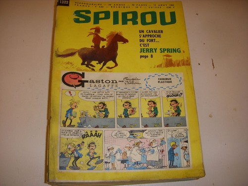 Spirou 1322 1963 avion - spirou, 15.08.1963