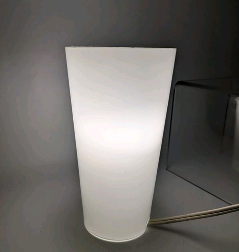 Vtg ikea milk glass gavik - milk, lamp