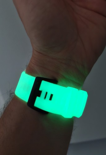 Bracelet vert phosphorescent - bracelet,
