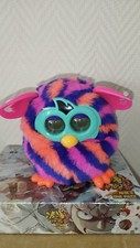 Figurine Furby Boom 2012 Toys French Version figure Diagonal Stripes Pink Orange