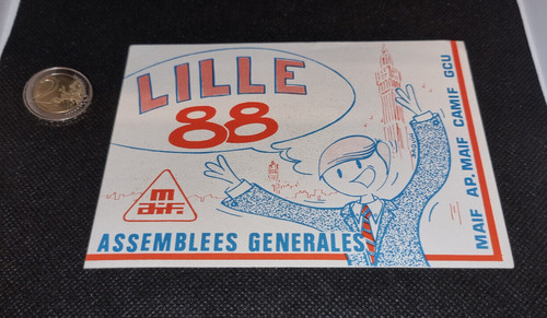 Autocollant sticker lille - autocollant/sticker,