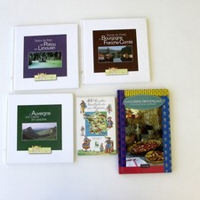 Lot 5 livres cuisine recettes-cuisine provençale-Auvergne Poitou Limousin