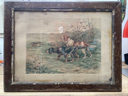 Lithographie chromos ancien - lithographie,