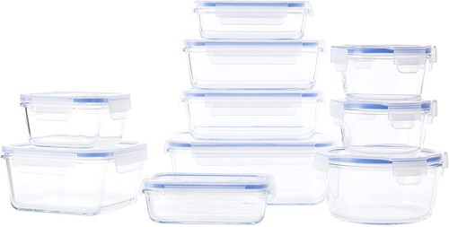 Lot récipients en - récipients, verre