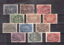 Lot timbres allemand deutsches reich 1922, wz2