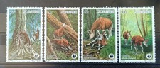 TIMBRE STAMP 4 ZAIRE
