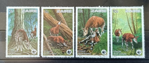 Timbre stamp zaire - 4,