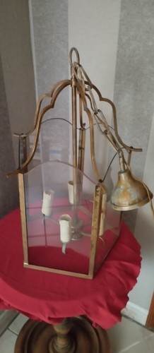 Lustre métal bronze laiton - métal,