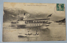 Bateaux sur le lac d'Annecy et