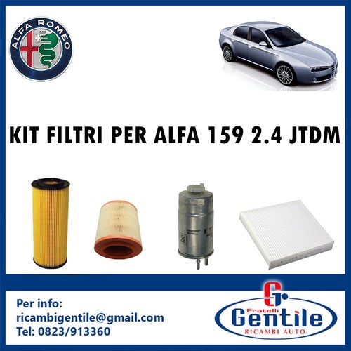 Kit filtres vidange alfa - kit, 4