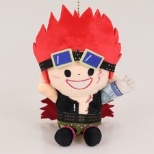 Porte-clés en peluche One Piece Eustass Kid Banzai Pose Mugiwara Store Japon ...