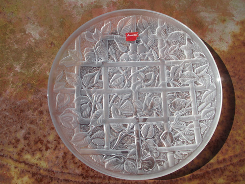 Cristal baccarat assiette - cristal,
