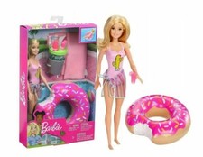 NRFB Poupée doll BARBIE Pool party bouée donut & accessoire piscine partie GHT20