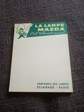 bloc note  MAZDA Publicitaire/compagnie des lampes/pub